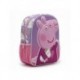 Sac à dos 3D Peppa Pig enfant rose et violet