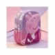 Sac à dos 3D Peppa Pig enfant rose et violet