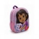 Mochila infantil 3D Dora a Exploradora em roxo