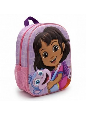 Sac à dos enfant 3D Dora l'Exploratrice en violet