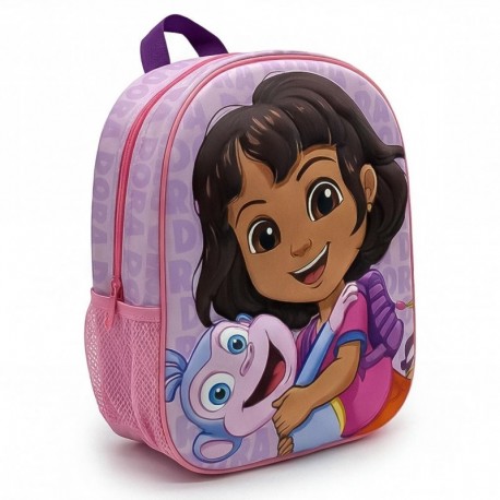 Sac à dos enfant 3D Dora l'Exploratrice en violet