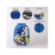 Sac à dos trolley bleu avec design de Sonic