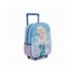 Mochila infantil Trolley Frozen azul con Elsa en 3D
