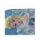 Sac à dos trolley Frozen bleu pour enfants avec Elsa en 3D