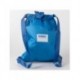 Sac bleu Sonic 27x33 cm