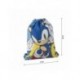 Sac bleu Sonic 27x33 cm