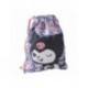 Mochila escolar Hello Kitty Kuromi roxa