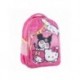 Mochila escolar rosa com design Hello Kitty