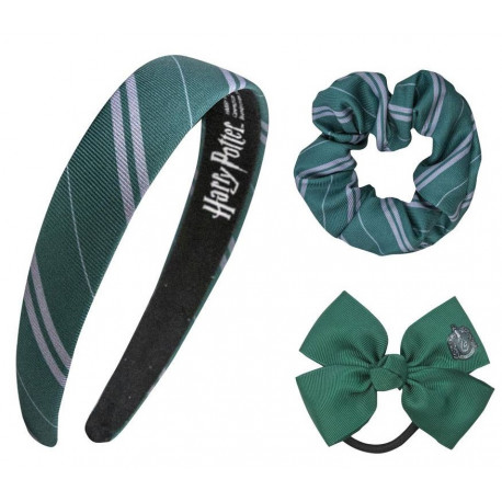 Harry Potter Slytherin hair accessories set