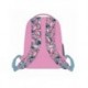 Mochila rosa de Stitch e Angel, design escolar