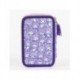 Plumier violet Kuromi avec accessoires Hello Kitty