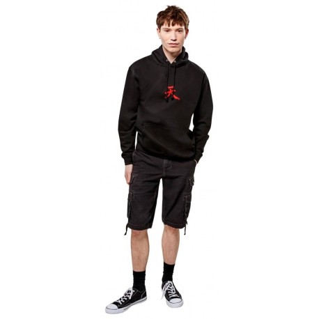 Sudadera negra Akuma Reverse Street Fighter