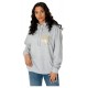 Sweat gris avec emblème Hufflepuff