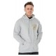 Sweat gris avec emblème Hufflepuff