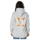 Sudadera gris con capucha de Hufflepuff