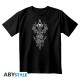 Camiseta preta com design Assassin's Creed Black Flag