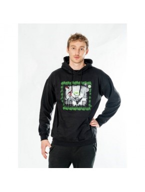 Sweat à capuche noir DC Comics The Joker