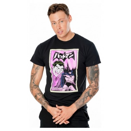 T-shirt noir Joker style anime DC Comics