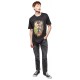 T-shirt noir Yu-Gi-Oh! avec design de personnages