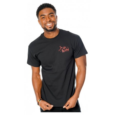 T-shirt noir avec design L'Exorciste et texte rouge