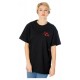 T-shirt noir avec design L'Exorciste et texte rouge