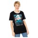 T-shirt noir Ça avec design de Sewer Monster
