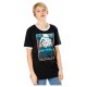 T-shirt noir Ça avec design de Sewer Monster