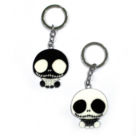 Portachiavi in metallo di Jack Skellington