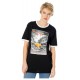 T-shirt noir IT You’ll Float Too avec design vintage
