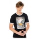T-shirt noir IT You’ll Float Too avec design vintage