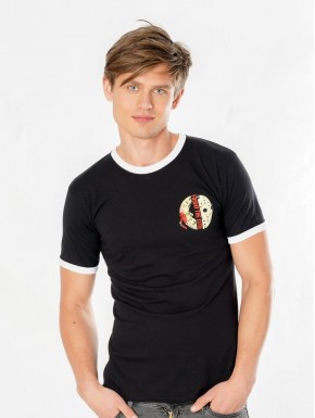 T-shirt noir Jason Voorhees Vendredi 13 par CID
