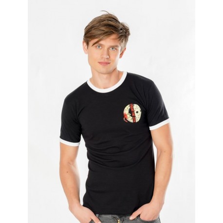 T-shirt noir Jason Voorhees Vendredi 13 par CID
