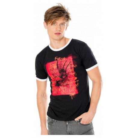 T-shirt noir Freddy Claw Les Griffes de la Nuit
