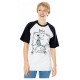 T-shirt blanc et noir Scraps Les Noces Funèbres
