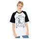 T-shirt blanc et noir Scraps Les Noces Funèbres
