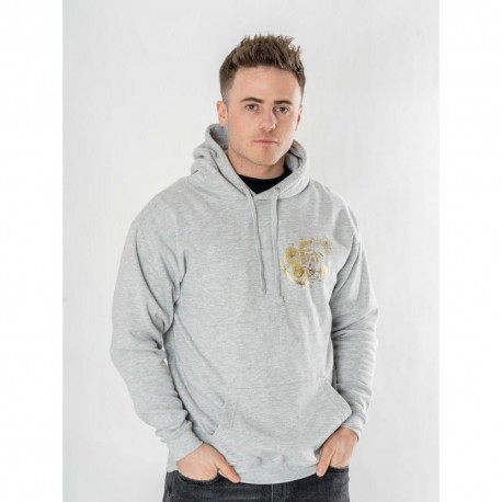 Sudadera Harry Potter Slytherin gris con capucha
