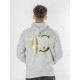 Sudadera Harry Potter Slytherin gris con capucha