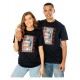 Camiseta preta Gremlins com design Evil Reel