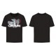 Camiseta preta Gremlins com design Flasher