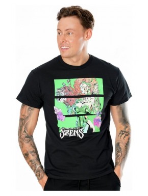 T-shirt noir Gotham City Sirens avec Poison Ivy