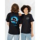 Camiseta preta Delorean De Volta para o Futuro oficial