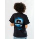 Camiseta preta Delorean De Volta para o Futuro oficial