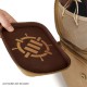 Sac à dos beige Enhance RPG en toile avec accessoires.