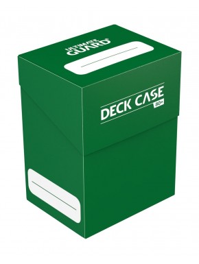 Deck Case 80+ verde de Ultimate Guard con capacidad para 80 cartas