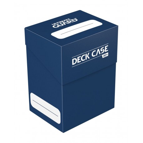Deck Case 80+ azul de Ultimate Guard para 80 cartas