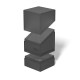 Boîte Ultimate Guard Boulder'n'Tray 100+ en onyx