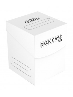 Deck Case blanc Ultimate Guard avec capacité de 100 cartes
