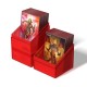 Caja de cartas Boulder'n'Tray 100+ roja con bandeja extraíble