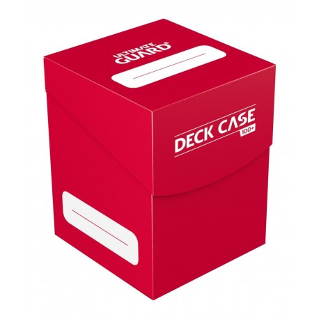 Deck Case rouge Ultimate Guard 100+ pour cartes