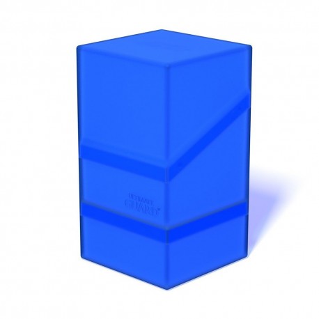Caja azul Ultimate Guard Boulder'n'Tray 100+ con cartas y dados
